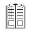 12-Lite over single panel segment top double doors
Panel- Raised
Glazing- SDL 12-Lite over single panel segment top double doors
Panel- Raised
Glazing- SDL