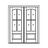 4-Lite over single panel double doors
Panel- Raised
Glazing- SDL 4-Lite over single panel double doors
Panel- Raised
Glazing- SDL