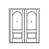 Single half-round lite over single panel double doors
Panel- Raised
Glazing- IG Single half-round lite over single panel double doors
Panel- Raised
Glazing- IG