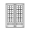 12-Lite over single panel double doors
Panel- Raised
Glazing- TDL 12-Lite over single panel double doors
Panel- Raised
Glazing- TDL