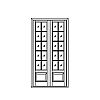 10-Lite over single panel double doors
Panel- Raised
Glazing- SDL 10-Lite over single panel double doors
Panel- Raised
Glazing- SDL