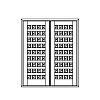 36-Lite double doors
Panel- None
Glazing- IG