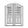 12-Lite with shelf over 2-panel segment top double doors
Panel- Raised
Glazing- SDL 12-Lite with shelf over 2-panel segment top double doors
Panel- Raised
Glazing- SDL