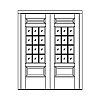 12-Lite between 2-panel double doors
Panel- Raised
Glazing- TDL 12-Lite between 2-panel double doors
Panel- Raised
Glazing- TDL