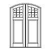 6-Lite over single panel segment top double doors
Panel- Raised
Glazing- SDL 6-Lite over single panel segment top double doors
Panel- Raised
Glazing- SDL