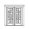 Full view decorative double doors
Panel- None
Glazing- IG decorative Full view decorative double doors
Panel- None
Glazing- IG decorative