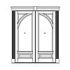 Sinlge lite with shelf 2-panel double doors
Panel- Raised
Glazing- IG Sinlge lite with shelf 2-panel double doors
Panel- Raised
Glazing- IG