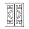 7-Panel double doors
Panel- Raised
Glazing- None