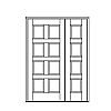 8-Panel and 4-Panel unbalanced double doors
Panel- Flat
Glazing- None 8-Panel and 4-Panel unbalanced double doors
Panel- Flat
Glazing- None
