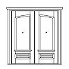 Single segment top lite with shelf over single panel double doors
Panel- Raised
Glazing- IG Single segment top lite with shelf over single panel double doors
Panel- Raised
Glazing- IG