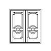 2-Panel double doors
Panel- Raised
Glazing- None 2-Panel double doors
Panel- Raised
Glazing- None