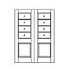 4-Lite over single panel double doors
Panel- Raised
Glazing- IG 4-Lite over single panel double doors
Panel- Raised
Glazing- IG