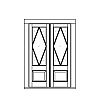 5-Lite over single panel double doors
Panel- Raised
Glazing- SDL 5-Lite over single panel double doors
Panel- Raised
Glazing- SDL