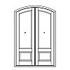 Single lite over single panel segment top double doors
Panel- Raised
Glazing- IG Single lite over single panel segment top double doors
Panel- Raised
Glazing- IG