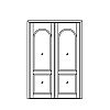 2-Lite double doors
Panel- None
Glazing- IG