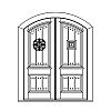 2-Planked panel with speakeasy and grille double doors
Panel- Flat
Glazing- IG 2-Planked panel with speakeasy and grille double doors
Panel- Flat
Glazing- IG