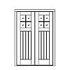 4-Lite over single planked panel double doors
Panel- V-groove
Glazing- SDL 4-Lite over single planked panel double doors
Panel- V-groove
Glazing- SDL