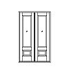 Single lite over single panel double doors
Panel- Raised
Glazing- IG Single lite over single panel double doors
Panel- Raised
Glazing- IG