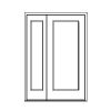 single lite double doors
Panel- none
Glazing- IG single lite double doors
Panel- none
Glazing- IG