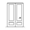 single lite over single panel double doors
Panel- raised
Glazing- IG single lite over single panel double doors
Panel- raised
Glazing- IG
