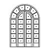 6-Lite half round double doors with 16-Lite wrapped sidelite
Panel- None
Glazing- TDL 6-Lite half round double doors with 16-Lite wrapped sidelite
Panel- None
Glazing- TDL