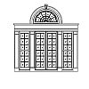 12-Lite double doors with 12-Lite sidelites and half-round transom
Panel- None
Glazing- SDL 12-Lite double doors with 12-Lite sidelites and half-round transom
Panel- None
Glazing- SDL