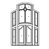 Full view double doors with full view sidelites and 7-Lite 3-part segment top transom
Panel- None.
Glazing- IG Full view double doors with full view sidelites and 7-Lite 3-part segment top transom
Panel- None.
Glazing- IG