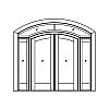 Full view double doors with full view sidelites and 2-Lite segment top transom
Panel- None
Glazing- IG Full view double doors with full view sidelites and 2-Lite segment top transom
Panel- None
Glazing- IG