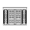 8-Panel double doors with single decorative lite sidelites
Panel- Raised
Glazing- IG decorative 8-Panel double doors with single decorative lite sidelites
Panel- Raised
Glazing- IG decorative