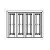 3-Panel double doors with 5-Lite sidelites
Panel- Raised
Glazing- SDL 3-Panel double doors with 5-Lite sidelites
Panel- Raised
Glazing- SDL