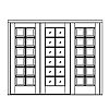 12-Panel with 12-Lite double doors with 12-Panel sidelite
Panel- Raised
Glazing- TDL 12-Panel with 12-Lite double doors with 12-Panel sidelite
Panel- Raised
Glazing- TDL
