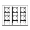 12-Lite double doors with 12-Lite sidelite
Panel- None
Glazing- TDL