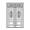 Single lite over single panel double doors with single lite transom
Panel- Raised
Glazing- IG decorative Single lite over single panel double doors with single lite transom
Panel- Raised
Glazing- IG decorative