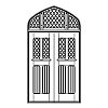 2-Lite with shelf over 2-planked panel double doors with 3-Lite 2-Lite with shelf over 2-planked panel double doors with 3-Lite