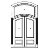 Single lite over single panel segment top double doors with single lite segment top transom
Panel- Raised
Glazing- IG Single lite over single panel segment top double doors with single lite segment top transom
Panel- Raised
Glazing- IG