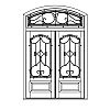 Single lite with grille over single panel double doors with single lite with grille segment top transom
Panel- Raised
Glazing- IG Single lite with grille over single panel double doors with single lite with grille segment top transom
Panel- Raised
Glazing- IG