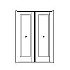 Single lite french doors
Panel- None
Glazing- IG