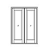 Single lite french doors
Panel- None
Glazing- IG