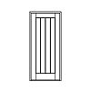 Panel plank door
Panel- V-groove
Glazing- None Panel plank door
Panel- V-groove
Glazing- None