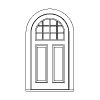 12-lite over 2-panel door half round top
Panel- Raised
Glazing- IG 12-lite over 2-panel door half round top
Panel- Raised
Glazing- IG