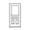 1-lite over 3-panel door with shelf
Panel- Raised
Glazing- IG 1-lite over 3-panel door with shelf
Panel- Raised
Glazing- IG