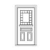19-lite over 3-panel door with shelf
Panel- Raised
Glazing- IG 19-lite over 3-panel door with shelf
Panel- Raised
Glazing- IG