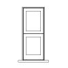 2 panel plank door
Panel- V-groove
Glazing- IG 2 panel plank door
Panel- V-groove
Glazing- IG