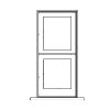 1-lite over 1-panel dutch plank door
Panel- v-groove
Glazing- IG 1-lite over 1-panel dutch plank door
Panel- v-groove
Glazing- IG