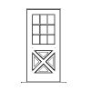 9-lite over 4-panel dutch door
Panel- Raised
Glazing- IG 9-lite over 4-panel dutch door
Panel- Raised
Glazing- IG
