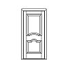 2- Panel cloud lift panel door
Panel- Raised
Glazing- None