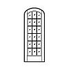 18-Lite full-view eliptical top door
Panel- None
Glazing- SDL with eliptical top 18-Lite full-view eliptical top door
Panel- None
Glazing- SDL with eliptical top