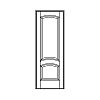 2-Panel door
Panel- Raised with segment top
Glazing- None 2-Panel door
Panel- Raised with segment top
Glazing- None