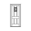 2-Panel ship-lap door with speakeasy
Panel- Ship lap with raised panel speakeasy
Glazing- None 2-Panel ship-lap door with speakeasy
Panel- Ship lap with raised panel speakeasy
Glazing- None