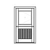 1-Lite over single panel beadboard Dutch door
Panel- Beadboard
Glazing- IG 1-Lite over single panel beadboard Dutch door
Panel- Beadboard
Glazing- IG